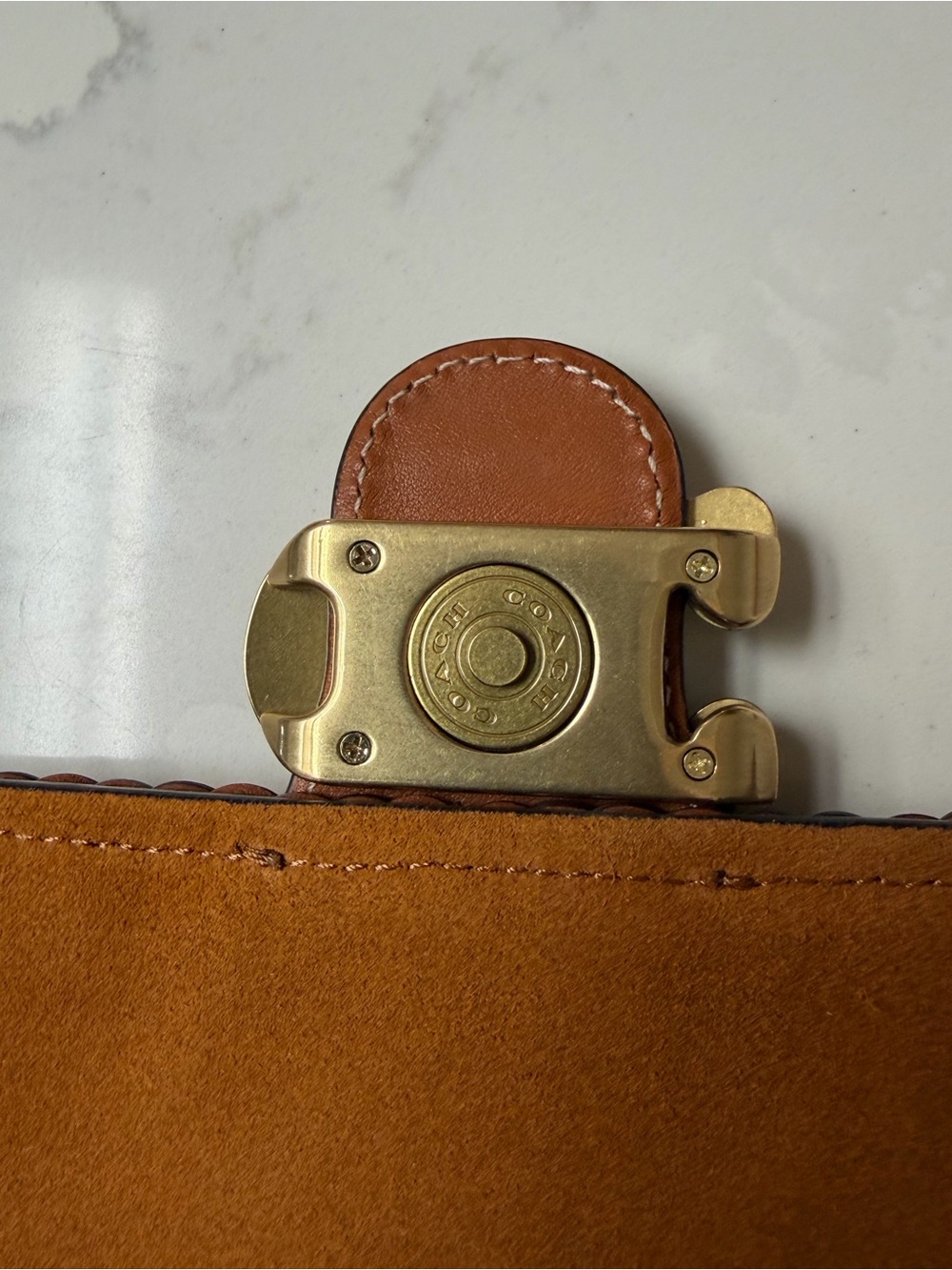 COACH ⁠Soft Tabby Braided Suede Canyon Bag CJ817 NWOT⁠ - Picture 12 of 15